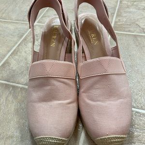 Ralph Lauren espadrille wedge